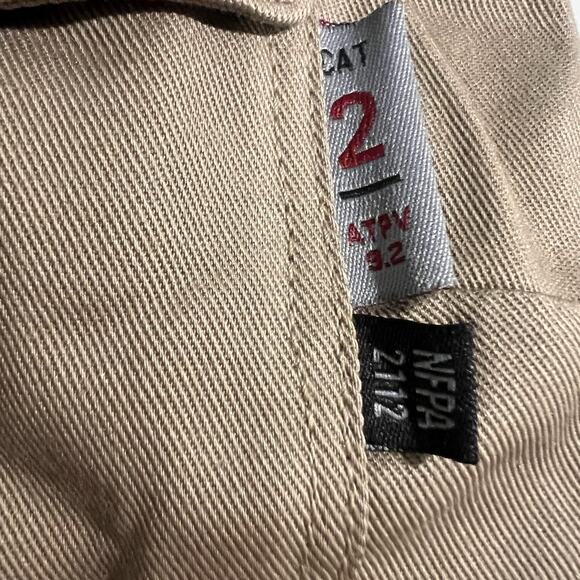 Wolverine Men FR Twill Long Sleeve Shirt Button Down Shirt Cotton, Sz Large - Picture 5 of 8